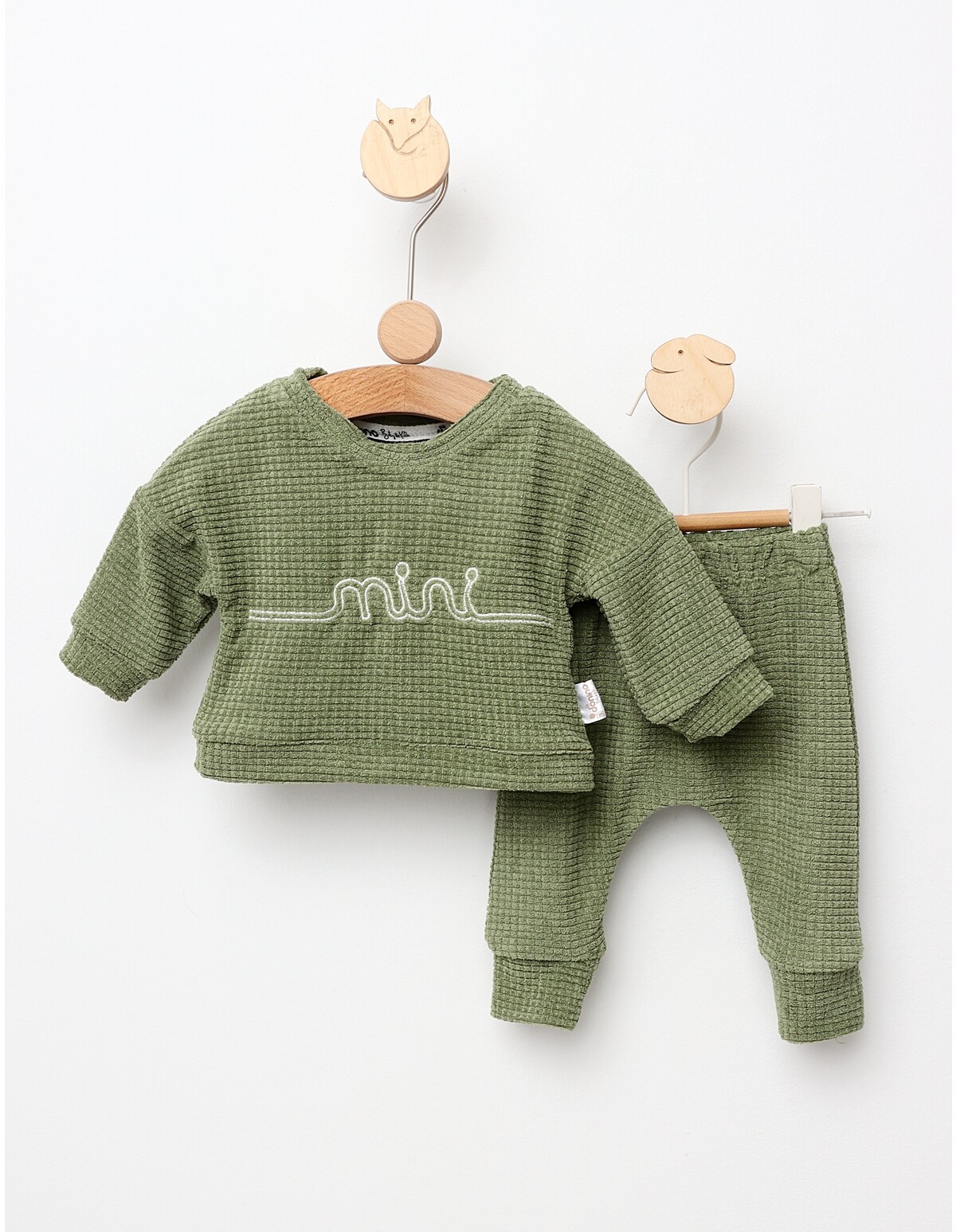 Costumas gofrat Mini model verde