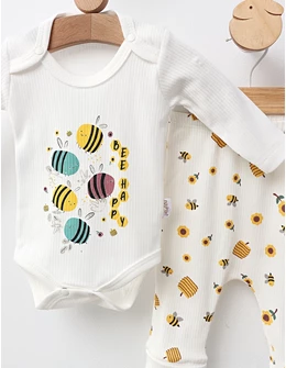 Costumas Happy Bee, model alb