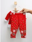 Costumas Happy Christmas Holiday rosu picture - 3