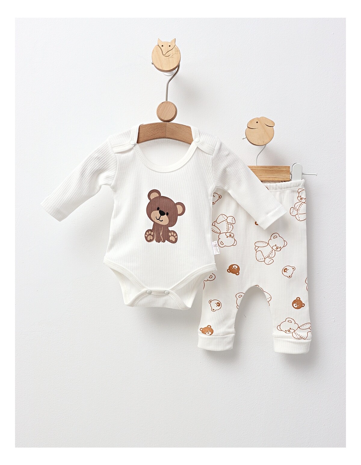 Costumas Happy Girl Bear, model alb