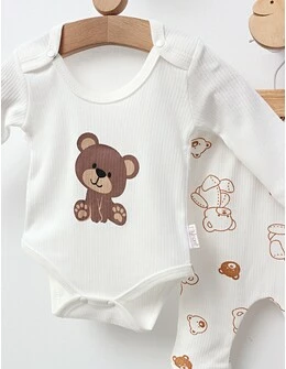 Costumas Happy Girl Bear, model alb