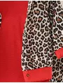 Costumas Leopardul Zen model cu rosu 2