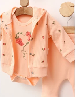 Costumas Love & Flowers, cu corai