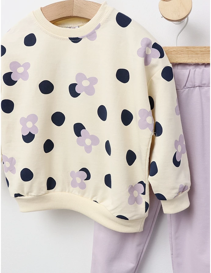 Costumas Marabella Floricele, cu mov picture - 2