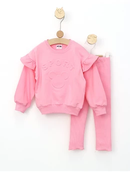 Costumas Mickey Sport model roz 122 (6-7 ani)