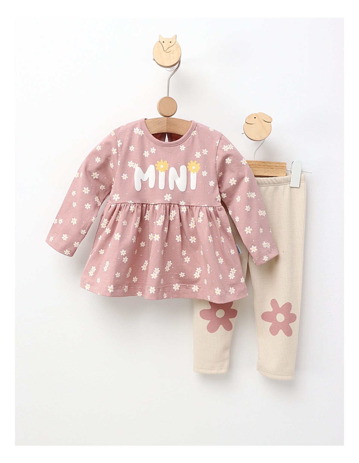 Costumas Mini Musetel roz-prafuit