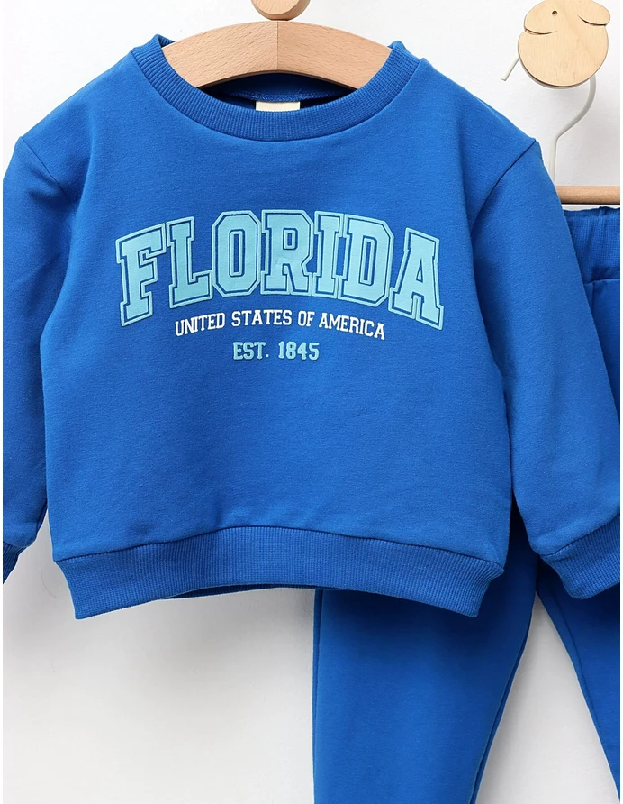 Costumas plusat USA model albastru picture - 2