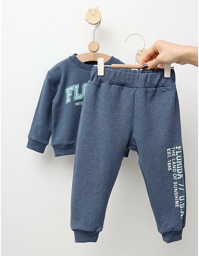 Costumas plusat USA model bleumarin picture - 3