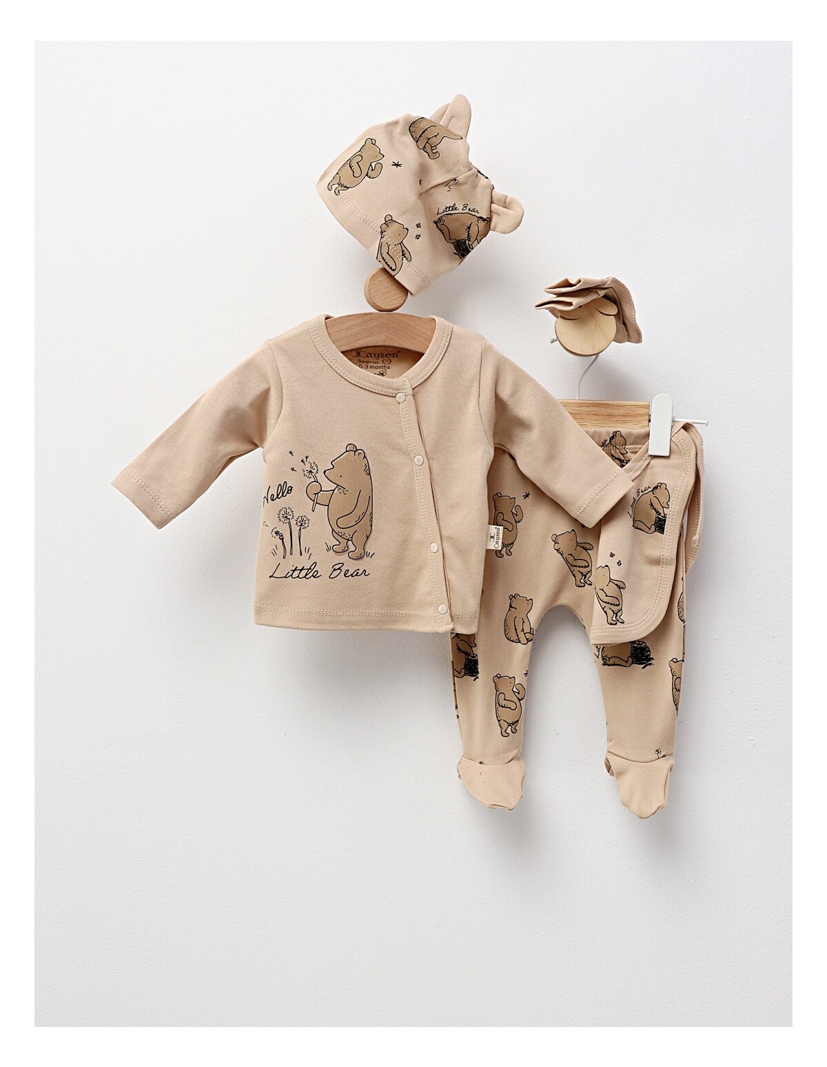 Costumas premium 5 piese, Little Bear, bej