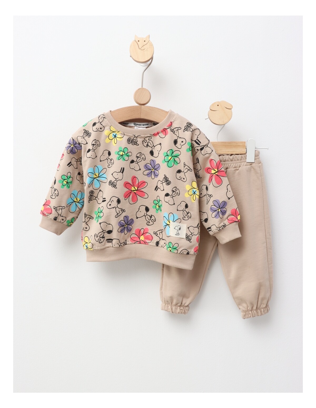 Costumas Snoopy and Flowers, crem