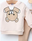 Costumas Upside Down Bear cu bej picture - 2