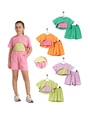 Costumas vara Crop Top Vibes cu verde-fistic picture - 4