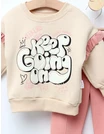 Costumas vatuit Keep Going model crem picture - 2