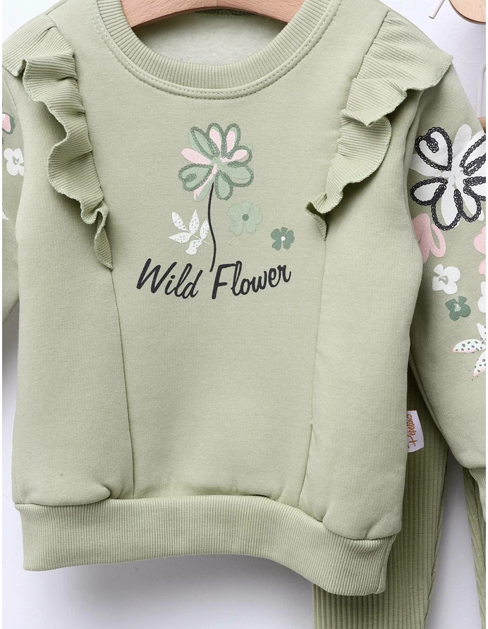 Costumas vatuit Wild Flower model verde picture - 2