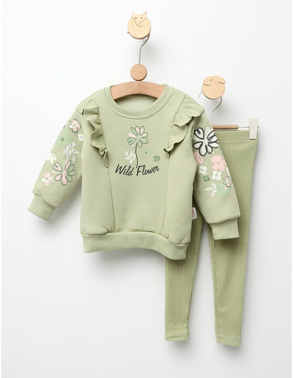 Costumas vatuit Wild Flower model verde