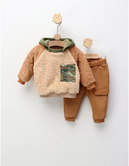 Costumas vatuit+cocolino, cu maro