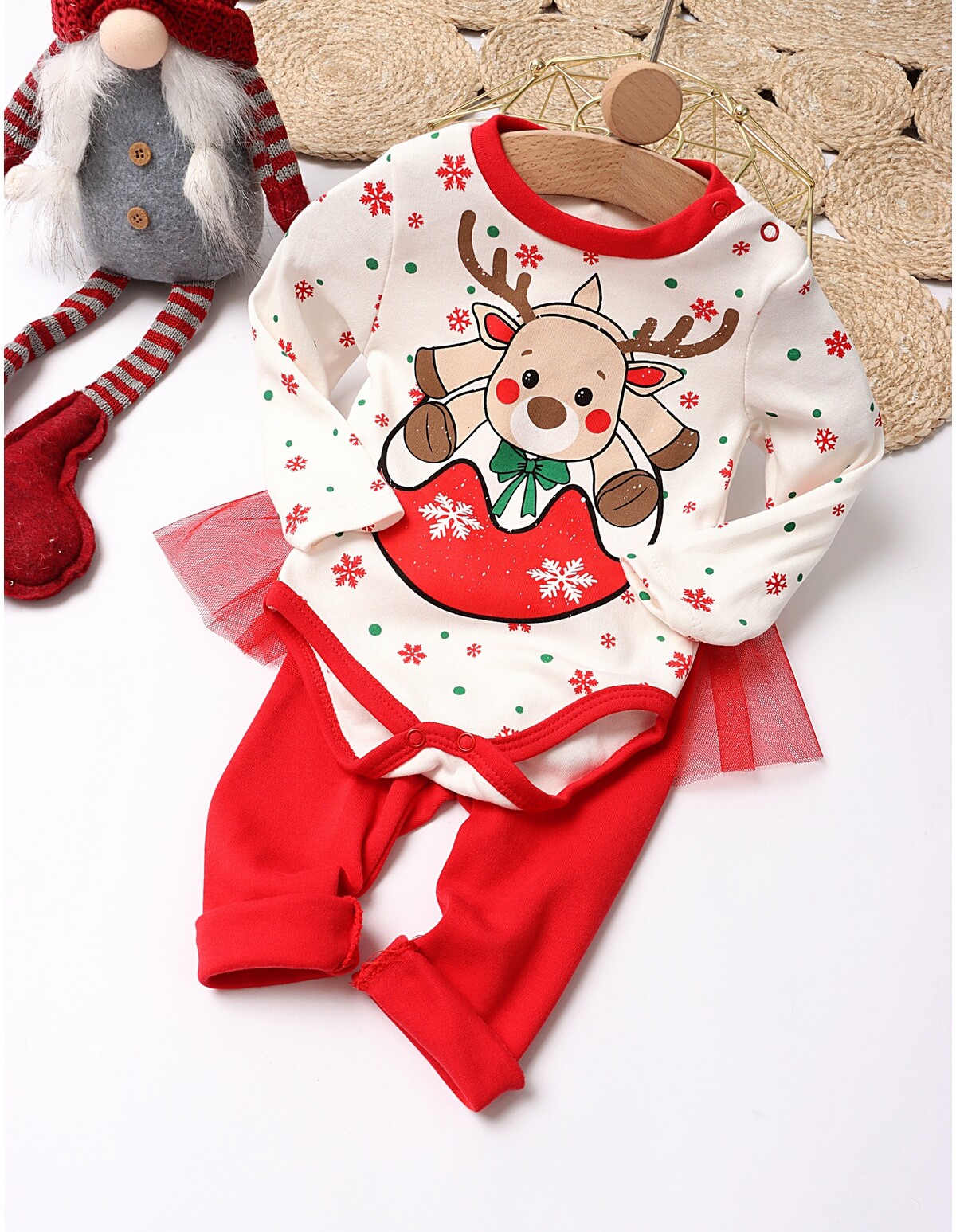 Costumas Vixen model cu alb