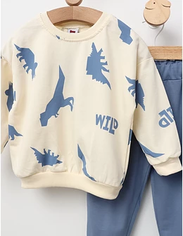 Costumas Wild Dino model cu albastru