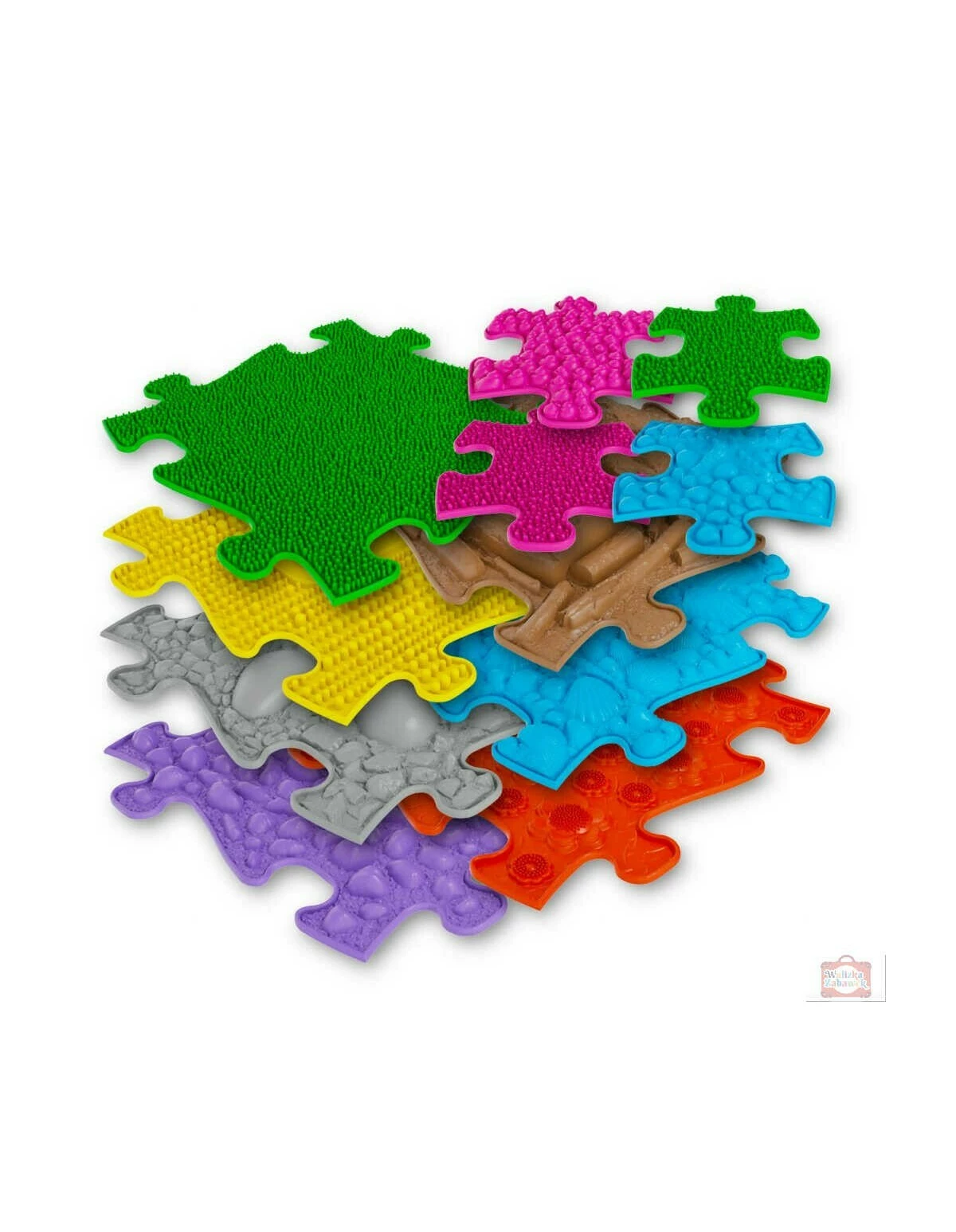 Covoras ortopedic senzorial puzzle Set Mediu 2A