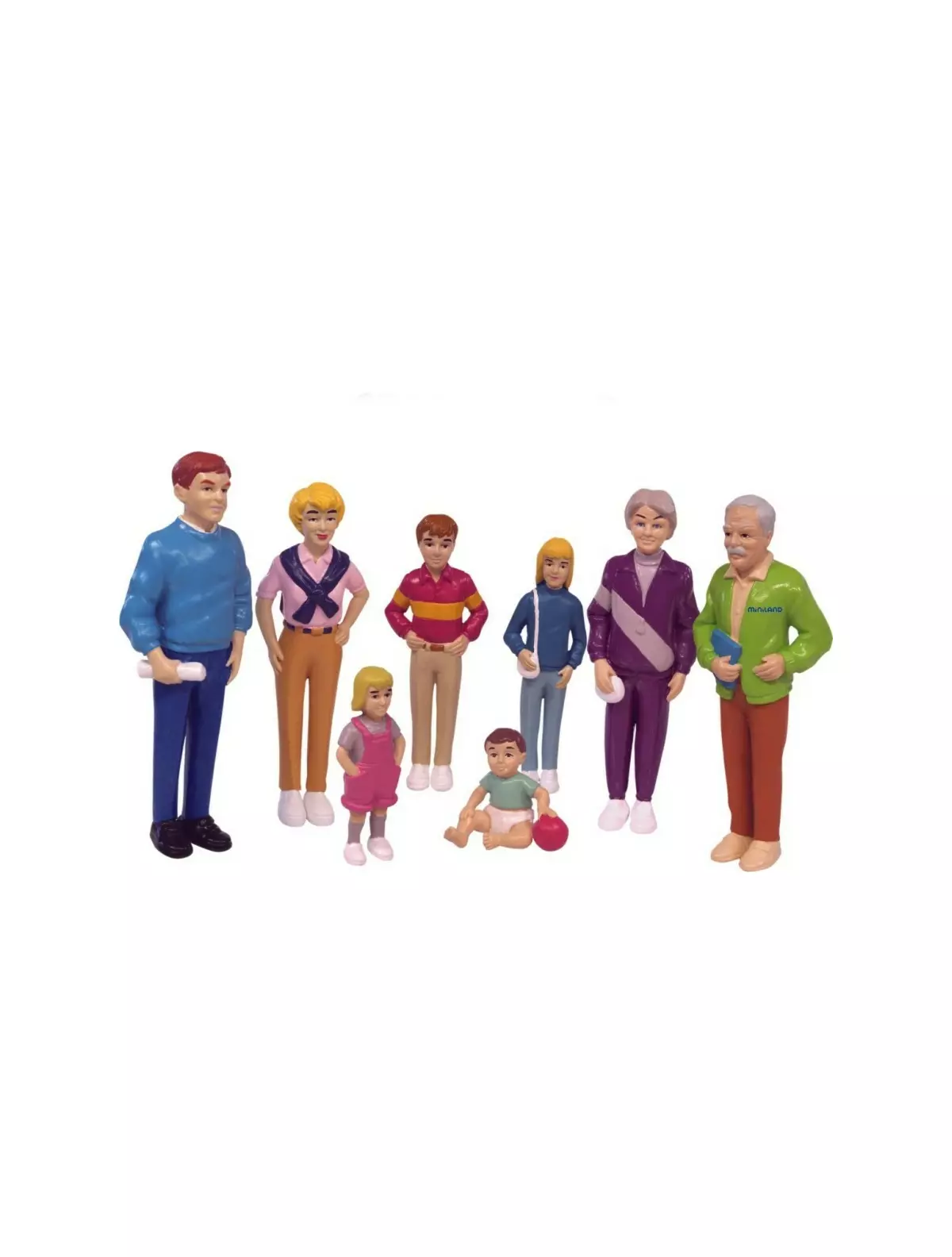Familie de europeni Miniland 8 figurine