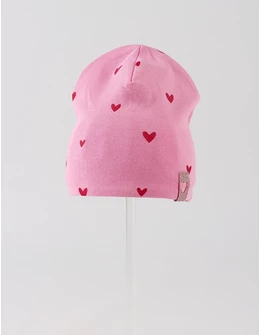 Fes copii, inimioare, model roz