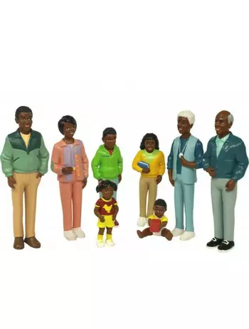 Figurine familie africana Miniland