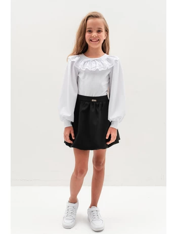 Fustita plisata premium Scoala model negru picture - 2