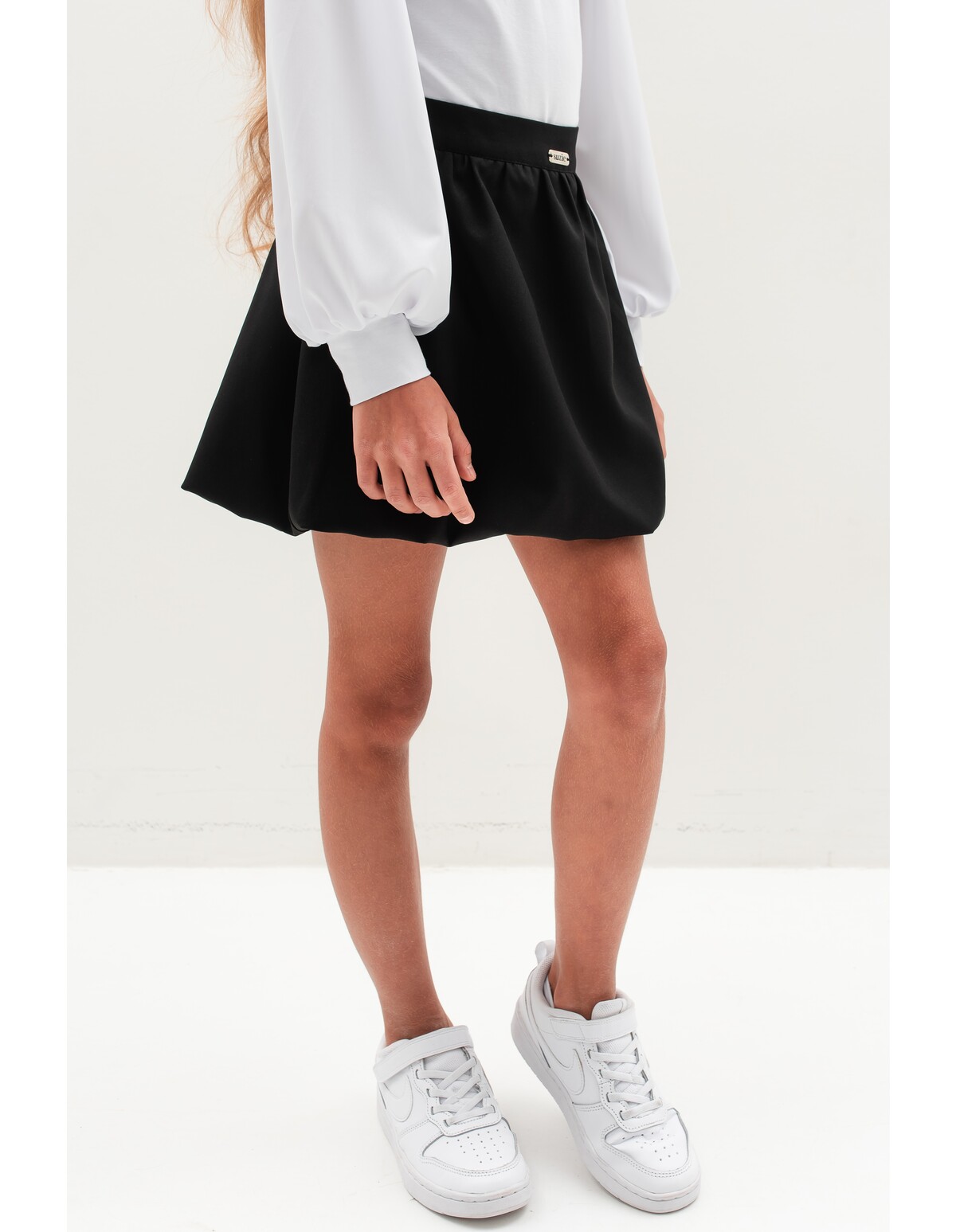 Fustita plisata premium Scoala model negru