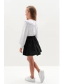 Fustita plisata premium Scoala model negru picture - 5