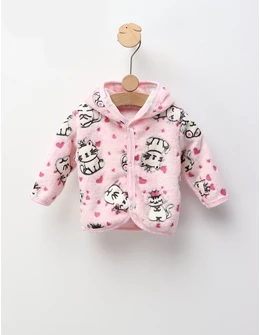 Hanorac Cocolino Pisicute, roz