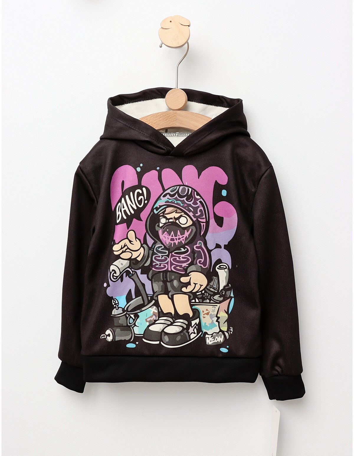 Hanorac Grafitti Boy model negru