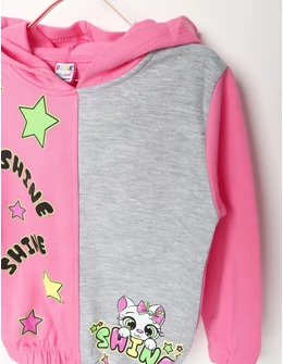 Hanorac SHINE CAT model roz 2