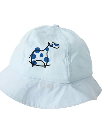 Palarie baietei girafa Teo bleu picture - 2