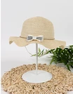 Palarie Cool Girl cu fundita, crem picture - 1