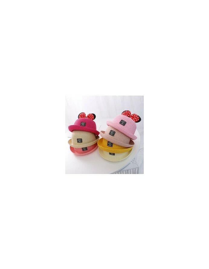 Palarie Minnie Mouse de plaja coral picture - 3