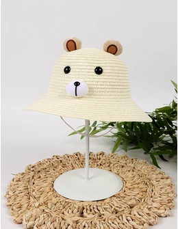 Palarie Tuco Bear, model alb