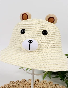 Palarie Tuco Bear, model alb