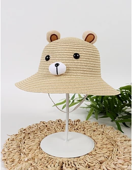 Palarie Tuco Bear, model crem