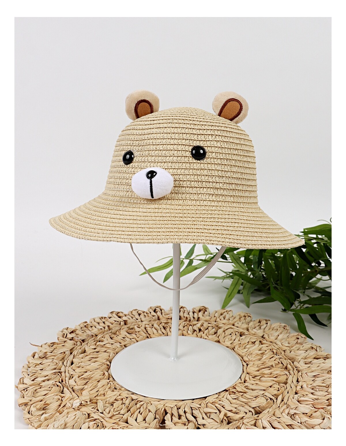 Palarie Tuco Bear, model crem
