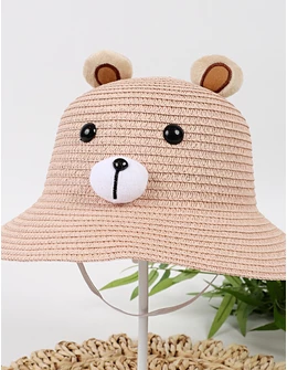 Palarie Tuco Bear, model roz-prafuit