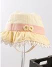 Palarie Zara brodata-floricele crem picture - 2