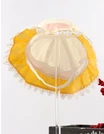 Palarie Zara brodata-floricele crem picture - 3