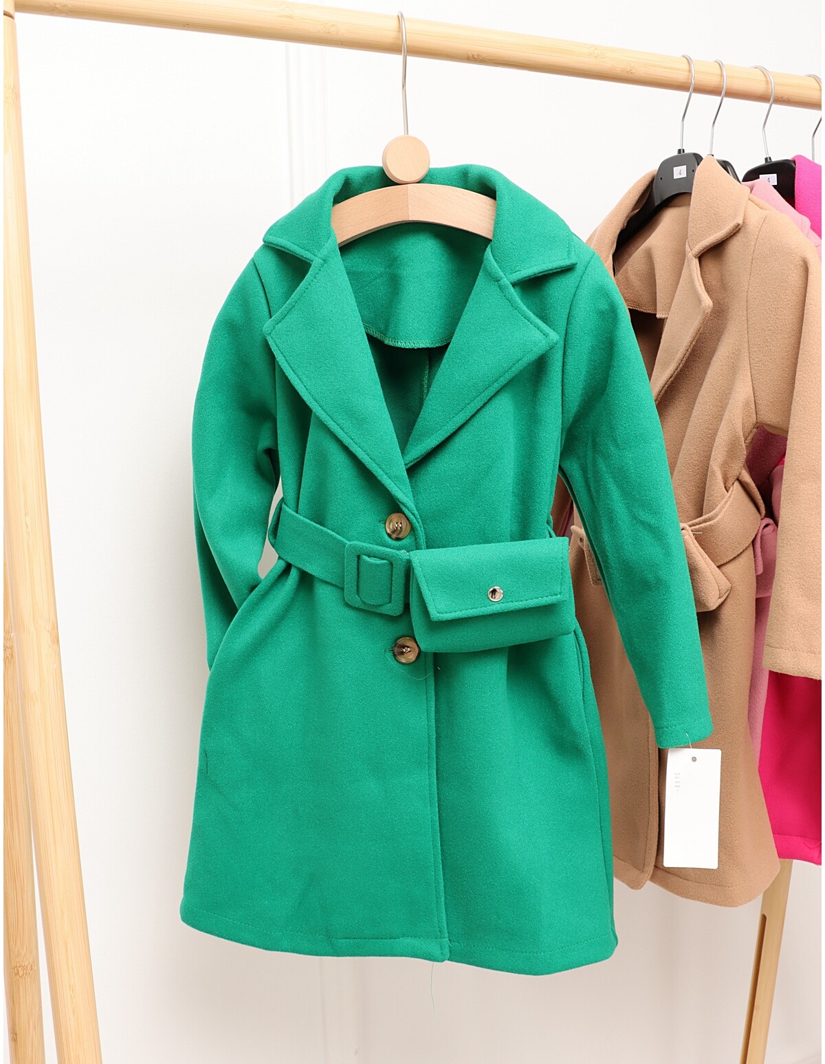 Palton Fashion Way model verde