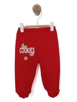 Pantalonasi cu botosei Cookies rosu