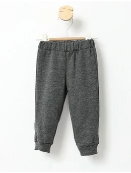 Pantalonasi model simplu gri inchis 1