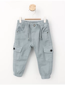 Pantaloni cargo Costin bleu 1