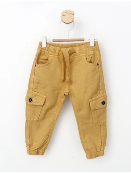 Pantaloni cargo Costin galben 1