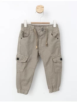 Pantaloni cargo Costin oliv-grey 1