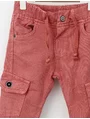 Pantaloni cargo Costina rouge tomette 2