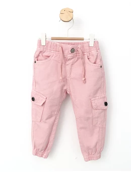 Pantaloni cargo Costina roz